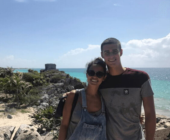 Kepa Arrizabalaga With Girlfriend On A Vacation